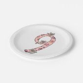 シャメネコ九誕生日子供へ猫紙プラ ペーパープレート (アングル)