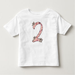 シャメネコ二誕生日猫子供へ幼児 トドラーTシャツ