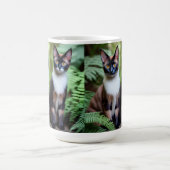 シャメネコ双生児魔法モーフマグ モーフィングマグカップ (中央)