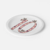 シャメネコ10番目の誕生日子供へ猫紙プラ ペーパープレート (アングル)