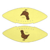 シャモアポリッシュチキンカートゥーンイラストレーション アメリカンフットボール (パネル)