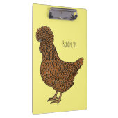 シャモアポリッシュチキンカートゥーンイラストレーション クリップボード (右)