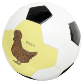 シャモアポリッシュチキンカートゥーンイラストレーション サッカーボール (3/4)