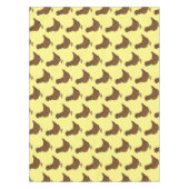 シャモアポリッシュチキンカートゥーンイラストレーション テーブルクロス (正面)