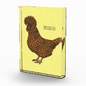 シャモアポリッシュチキンカートゥーンイラストレーション フォトブロック (右)