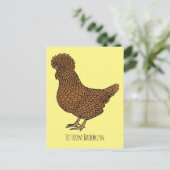 シャモアポリッシュチキンカートゥーンイラストレーション ポストカード (スタンド正面)