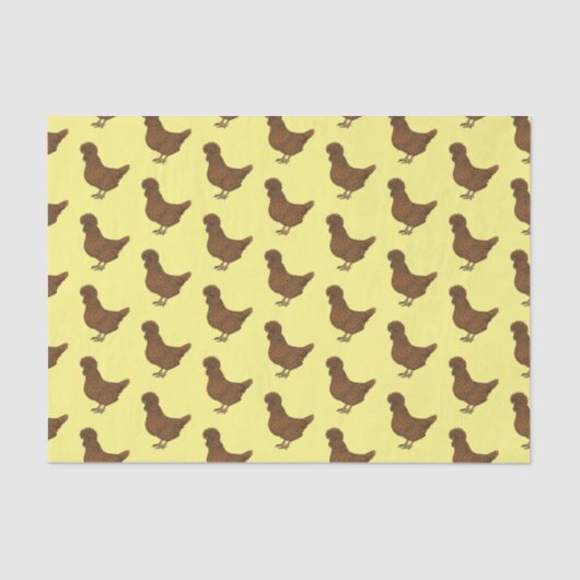 シャモアポリッシュチキンカートゥーンイラストレーション 薄葉紙 (正面)