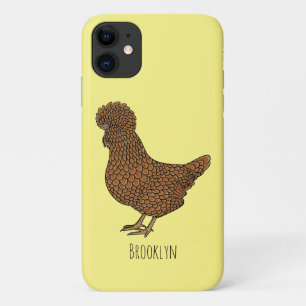 シャモアポリッシュチキンカートゥーンイラストレーション iPhone 11 ケース