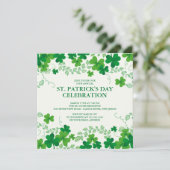 シャモダンムロックセントパトリックズパーティの招待状 招待状 (スタンド正面)