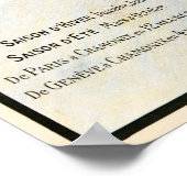 シャモニックスモンブランスキースノーウィンタースポーツフランス ポスター (角)