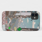 シャモニーの村(白い) Case-Mate iPhoneケース (裏面(横))