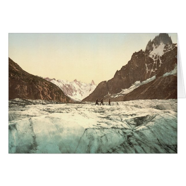 シャモニーの谷- Mer de Glace (正面横)