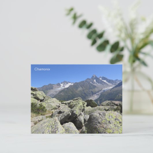 シャモニーフランスのアルプス ポストカード (スタンド正面)