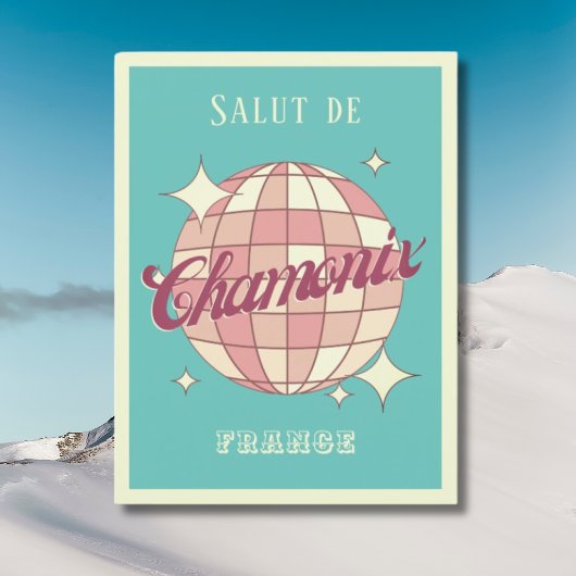 シャモニーフランスレトロヴィンテージはがき ポストカード