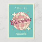 シャモニーフランスレトロヴィンテージはがき ポストカード (正面)