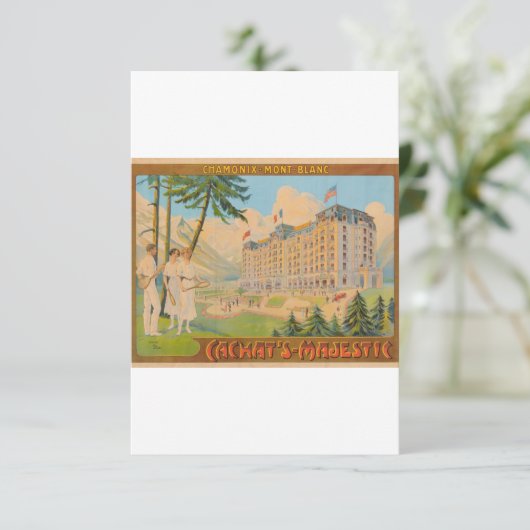 シャモニーモンブランフランストラベル セーブザデート (スタンド正面)