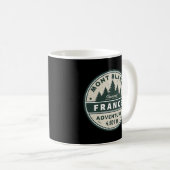 シャモニーモンブランリゾートエリアオンフランスアンドイタル コーヒーマグカップ (正面右)