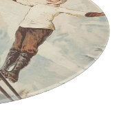 シャモニーモンブランヴィンテージスフランスのキーポスター カッティングボード (角)