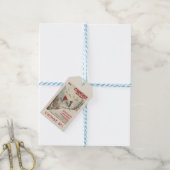 シャモニーモンブランヴィンテージスフランスのキーポスター ギフトタグ (より糸付き)