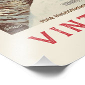 シャモニーモンブランヴィンテージスフランスのキーポスター フォトプリント            (角)