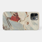 シャモニーモンブランヴィンテージスフランスのキーポスター Case-Mate iPhoneケース (裏面(横))