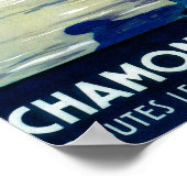 シャモニーモンブランヴィンテージポスターヨーロッパ ポスター (角)