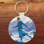 シャモニーモンブラン キーホルダー (正面)