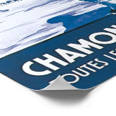 シャモニーモンブラン ポスター (角)