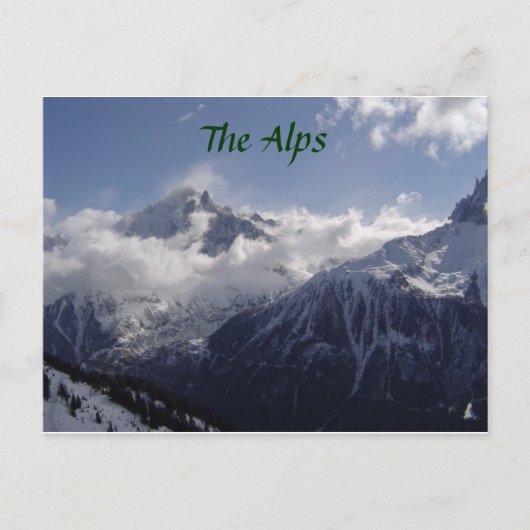 シャモニーモンブラン ポストカード (正面)