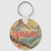 シャモニーヴィンテージモンブランスキー1950s キーホルダー (裏面)