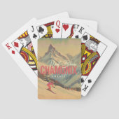 シャモニーヴィンテージモンブランスキー1950s トランプ (裏面)