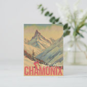 シャモニーヴィンテージモンブランスキー1950s ポストカード (スタンド正面)
