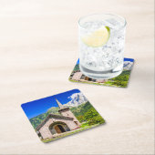 シャモニー教会 スクエアペーパーコースター (インサイチュ)