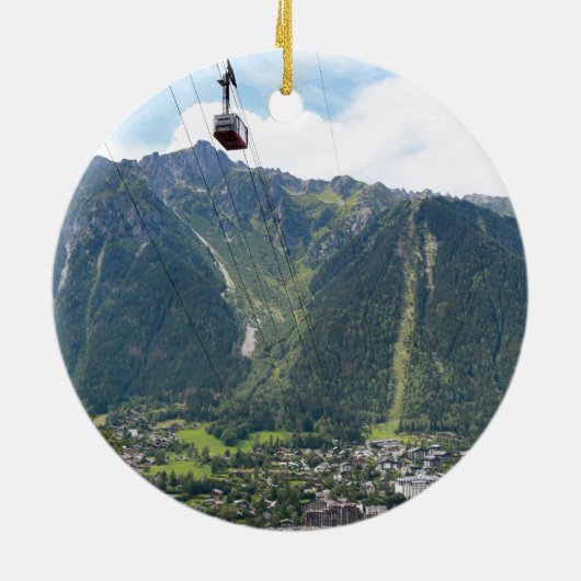 シャモニー語 – フランス セラミックオーナメント (裏面)