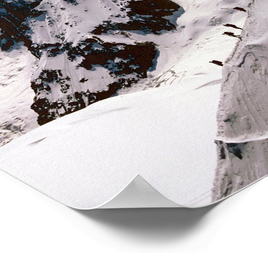 シャモニー・アイグイユデュミディ・モンブラン・マスジフフランス ポスター (角)