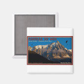 シャモニー – パラグライダー マグネット (正面/裏面)