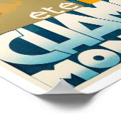 シャモニー・フランスヴィンテージ旅行ポスター ポスター (角)