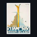 シャモニー・フランスヴィンテージ旅行 ポストカード<br><div class="desc">シャモニー・フランスヴィンテージ旅行はがき</div>