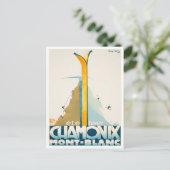 シャモニー・フランスヴィンテージ旅行 ポストカード (スタンド正面)