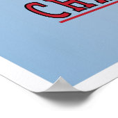 シャモニー，フランス，スキー ポスター (角)