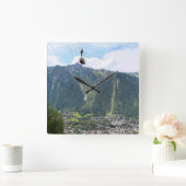 シャモニー-フランス スクエア壁時計 (ホーム)