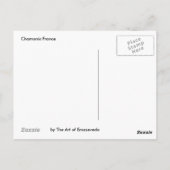 シャモニー(フランス) ポストカード (裏面)