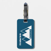 シャモニー・フランス・マウンテンに行きたい ラゲッジタグ (裏面縦)