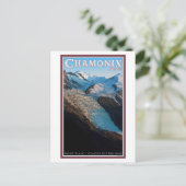 シャモニー - ボッソン氷河 ポストカード (スタンド正面)