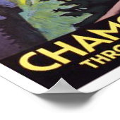 シャモニー – マルティニー渓谷トリエントヴィンテージ旅行 ポスター (角)