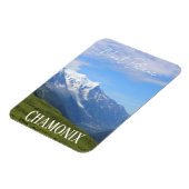 シャモニー、モンブランフランスの、アルペス、サマーマグネット マグネット (左側)