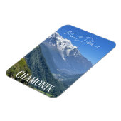 シャモニー、モンブランフランスの、アルペス、サマーマグネット マグネット (左側)