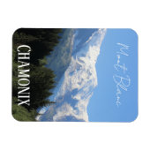 シャモニー、モンブランフランスの、アルペス、夏 マグネット (横)