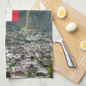 シャモニー – モンブラン キッチンタオル (四つ折り)