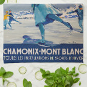 シャモニー – モンブラン キッチンタオル (折り畳み)